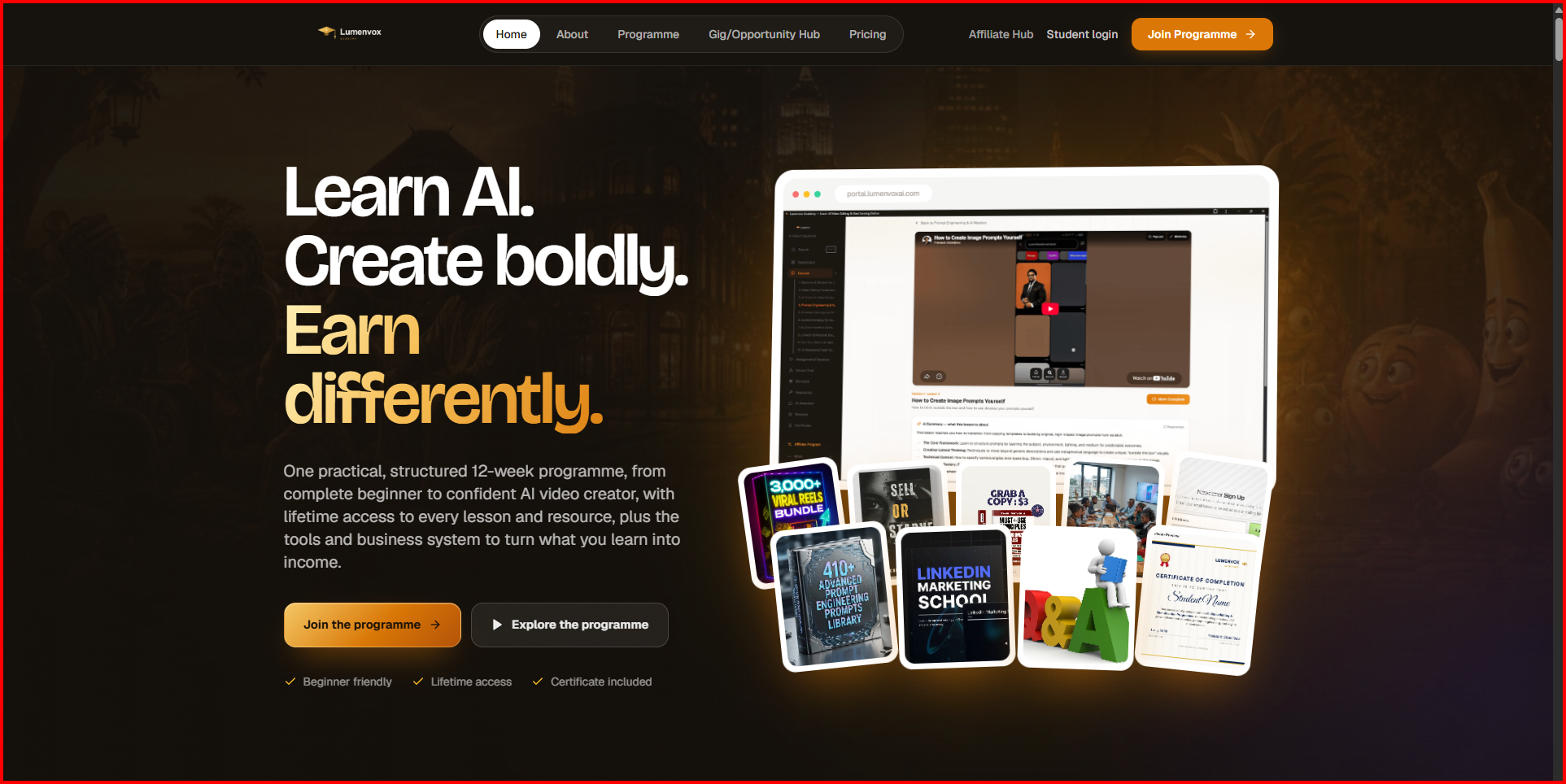 Lumenvox Academy Learning Portal